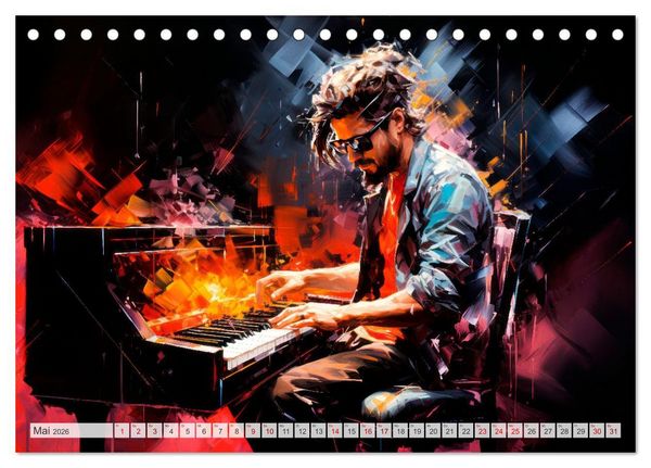 Produktbild: ROCK Sp&uuml;re die grenzenlose Power (Tischkalender 2026 DIN A5 quer), CALVENDO Monatskalender