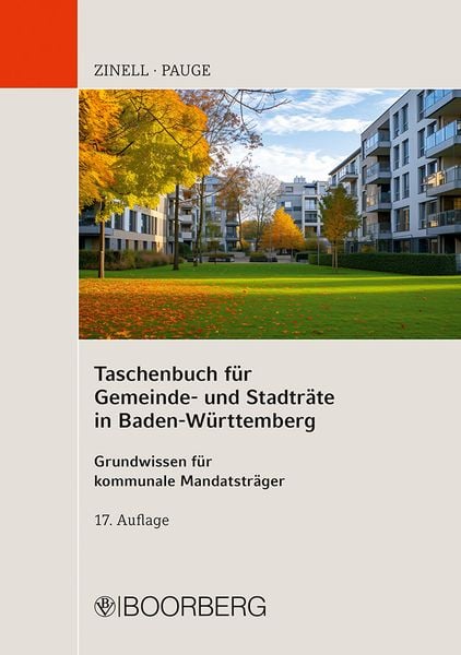Produktbild: Taschenbuch f&uuml;r Gemeinde- und Stadtr&auml;te in Baden-W&uuml;rttemberg