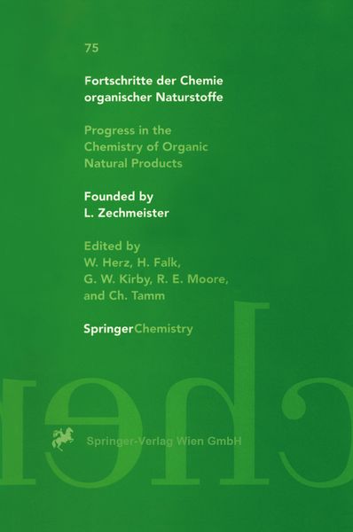 Produktbild: Fortschritte der Chemie organischer Naturstoffe / Progress in the Chemistry of Organic Natural Products