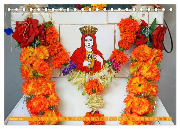 Produktbild: Indien - Das christliche Goa (Tischkalender 2026 DIN A5 quer), CALVENDO Monatskalender