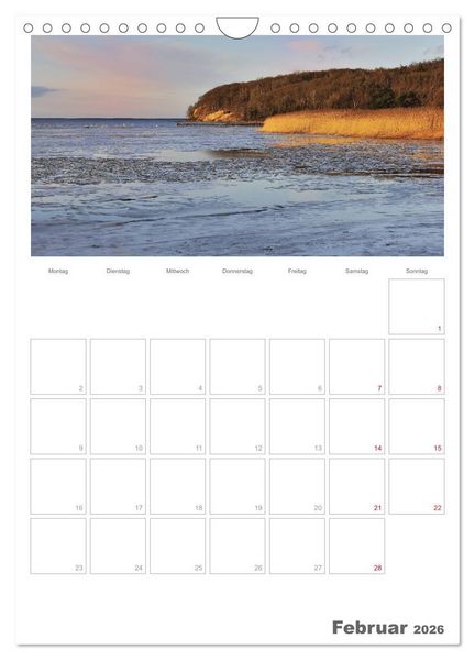 Produktbild: Insel R&uuml;gen / Planer (Wandkalender 2026 DIN A4 hoch), CALVENDO Monatskalender