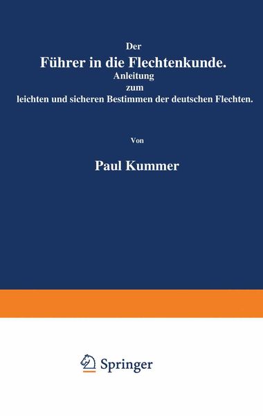 Produktbild: Der F&uuml;hrer in die Flechtenkunde