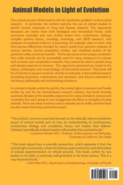 Produktbild: Animal Models in Light of Evolution
