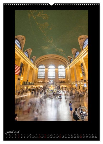 Produktbild: New York &ndash; Portraits incontournables (Calendrier mural 2026 DIN A2 horizontal) calendrier de bureau