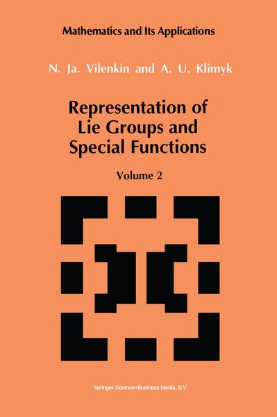 Produktbild: Representation of Lie Groups and Special Functions