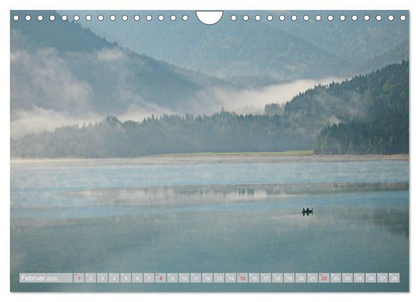 Produktbild: Der Sylvenstein - Impressionen eines Sees in Oberbayern (Wandkalender 2026 DIN A4 quer), CALVENDO Monatskalender