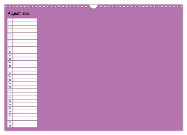 Produktbild: Bunter Bastelkalender (Wandkalender 2026 DIN A3 quer), CALVENDO Monatskalender