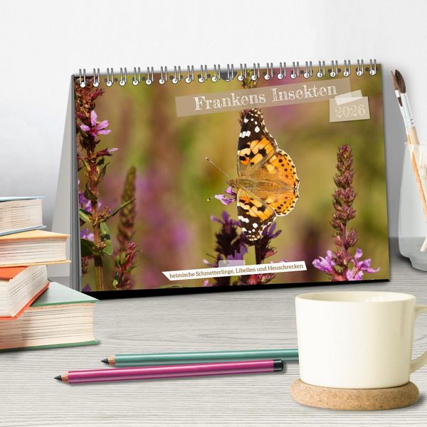 Produktbild: Frankens Insekten (Tischkalender 2026 DIN A5 quer), CALVENDO Monatskalender