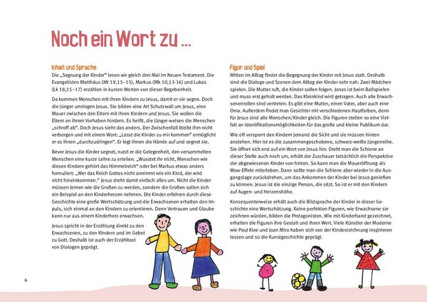 Produktbild: Jesus und die Segnung der Kinder. Erz&auml;hlschienen-Figurenset