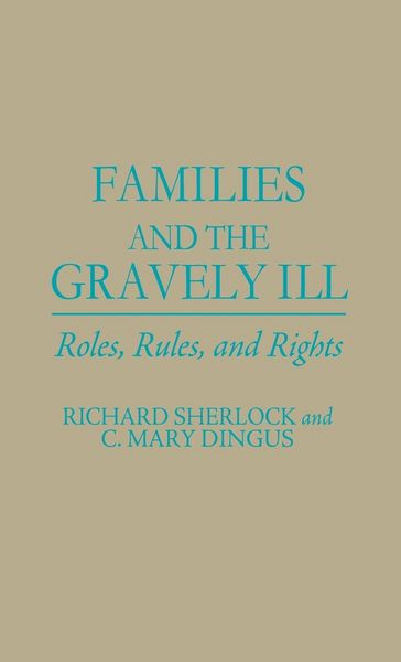 Produktbild: Families and the Gravely Ill