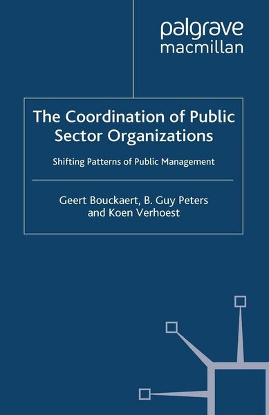 Produktbild: The Coordination of Public Sector Organizations