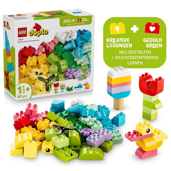 Produktbild: LEGO DUPLO 10479 Classic Bunte Kreativbox, Lern- und Bauspielzeug f&uuml;r ein freies Spielerlebnis