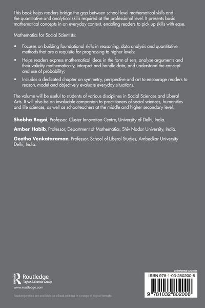 Produktbild: Mathematics for Social Scientists