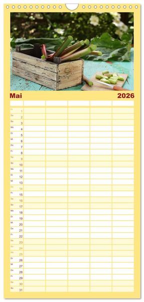 Produktbild: Familienplaner 2026 - Großmutter´s Küche mit 5 Spalten (Wandkalender, 21 x 45 cm) CALVENDO