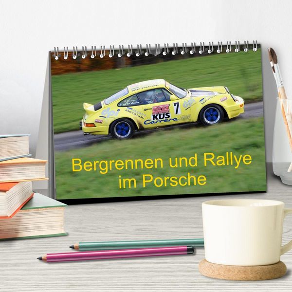 Produktbild: Bergrennen und Rallye im Porsche (Tischkalender 2026 DIN A5 quer), CALVENDO Monatskalender