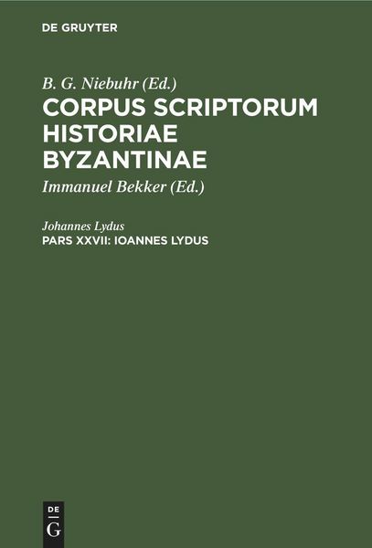 Produktbild: Ioannes Lydus