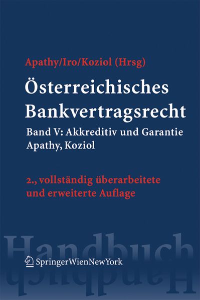 Produktbild: &Ouml;sterreichisches Bankvertragsrecht