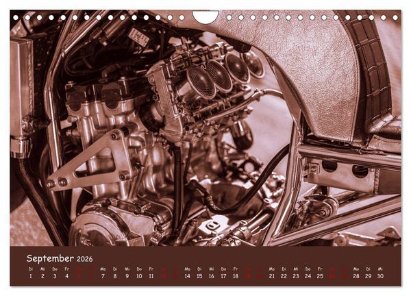 Produktbild: Custombikes 2026 (Wandkalender 2026 DIN A4 quer), CALVENDO Monatskalender