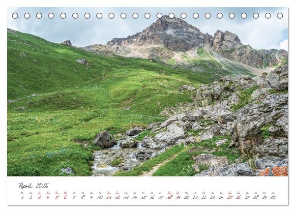 Produktbild: Die Route der Gro&szlig;en Alpen - Das Guisane-Tal und Brian&ccedil;onnais (Tischkalender 2026 DIN A5 quer), CALVENDO Monatskalender