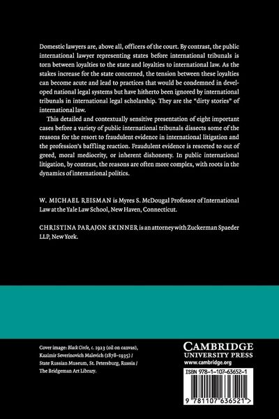 Produktbild: Fraudulent Evidence before Public International Tribunals