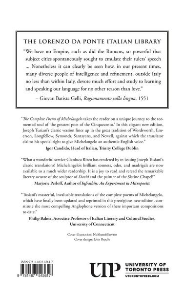 Produktbild: The Complete Poems of Michelangelo