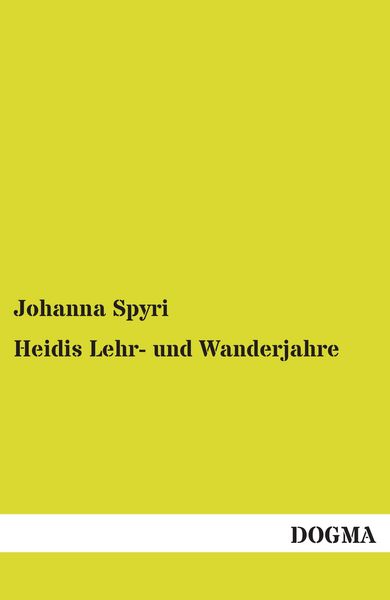 Produktbild: Heidis Lehr- und Wanderjahre