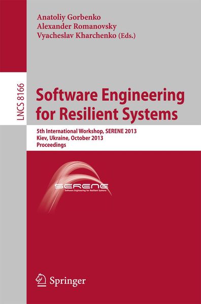 Produktbild: Software Engineering for Resilient Systems