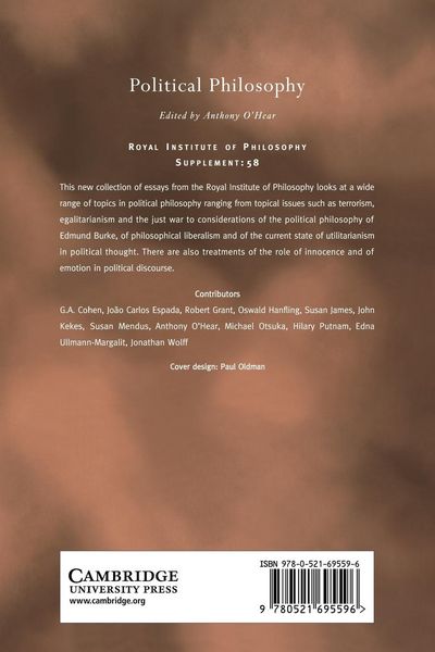 Produktbild: Political Philosophy