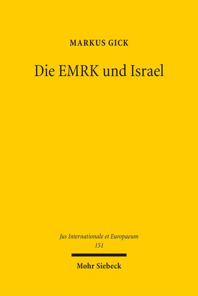 Produktbild: Die EMRK und Israel