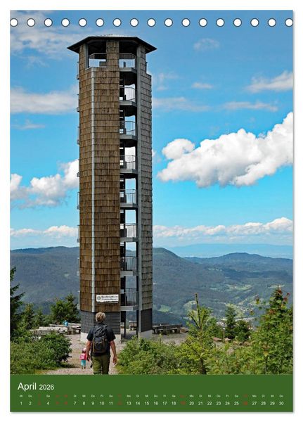 Produktbild: Schwarzwald Nord (Tischkalender 2026 DIN A5 hoch), CALVENDO Monatskalender