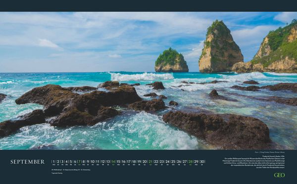 Produktbild: GEO Meer 2026 - Wand-Kalender - Reise-Kalender - Poster-Kalender - 58x36