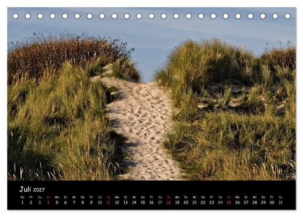 Produktbild: Helgoland und die D&uuml;ne (Tischkalender 2027 DIN A5 quer), CALVENDO Monatskalender