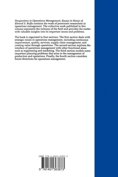 Produktbild: Perspectives in Operations Management