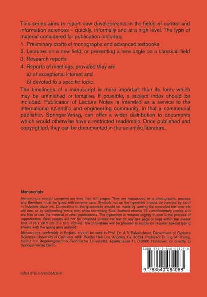 Produktbild: New Trends in Systems Analysis