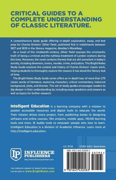 Produktbild: Study Guide to Oliver Twist by Charles Dickens