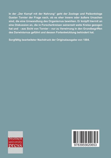 Produktbild: Der Kampf mit der Nahrung