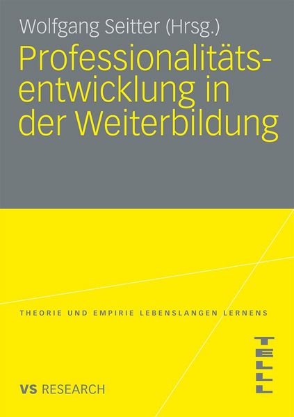Produktbild: Professionalit&auml;tsentwicklung in der Weiterbildung