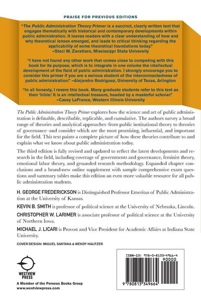 Produktbild: The Public Administration Theory Primer