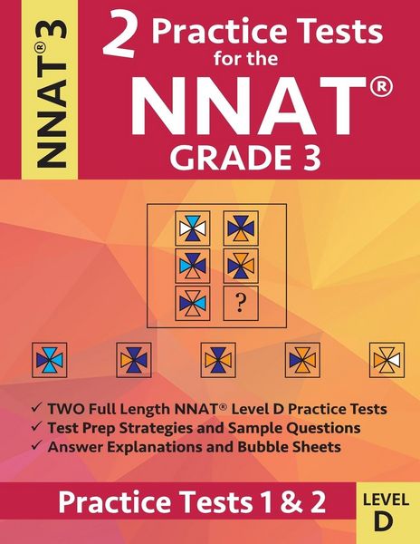 Produktbild: 2 Practice Tests for the NNAT Grade 3 Level D