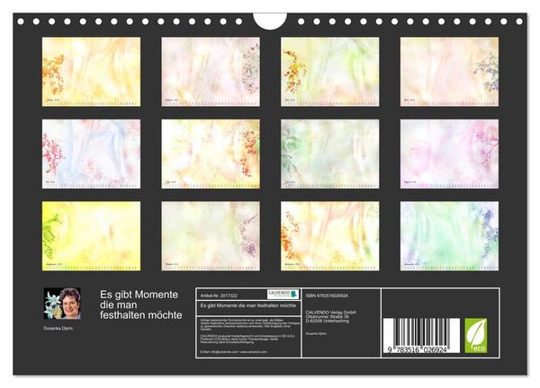 Produktbild: Es gibt Momente die man festhalten m&ouml;chte (Wandkalender 2026 DIN A4 quer), CALVENDO Monatskalender
