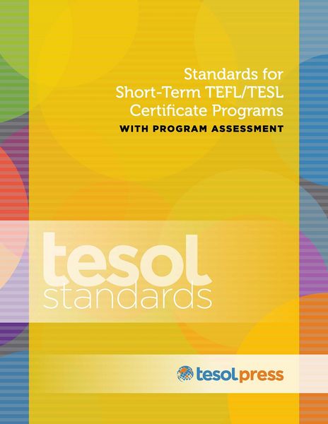 Produktbild: Standards for Short-Term TEFL/TESL Certificate Programs with Program Assessment