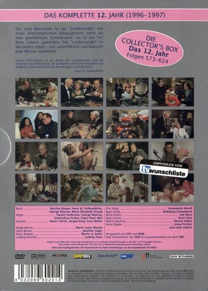 Produktbild: Lindenstra&szlig;e - Collector's Box 12/Folgen 573-624 [10 DVDs]