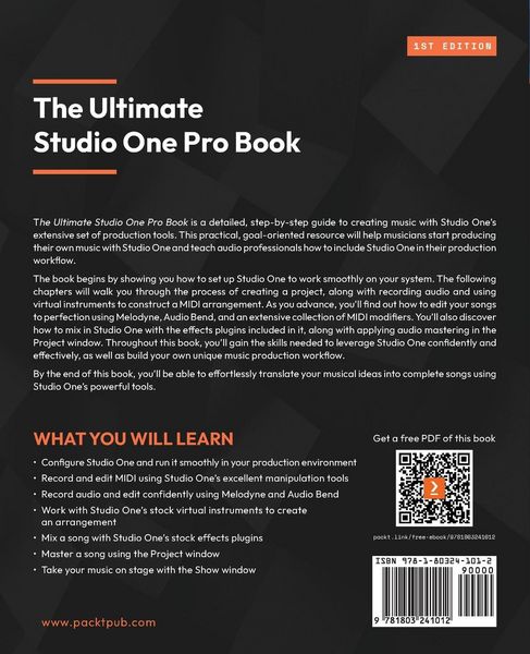 Produktbild: The Ultimate Studio One Pro Book