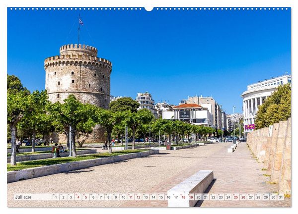 Produktbild: Griechenland - Thessaloniki und Chalkidiki (hochwertiger Premium Wandkalender 2026 DIN A2 quer), Kunstdruck in Hochglanz