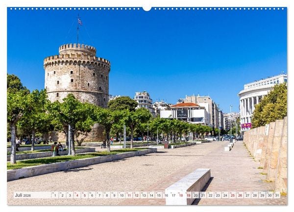 Produktbild: Griechenland - Thessaloniki und Chalkidiki (Wandkalender 2026 DIN A2 quer), CALVENDO Monatskalender
