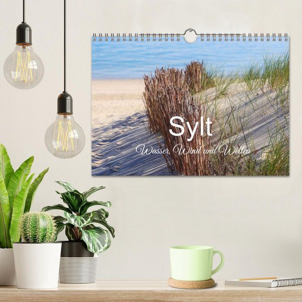 Produktbild: Sylt - Wasser, Wind und Wellen (Wandkalender 2026 DIN A4 quer), CALVENDO Monatskalender