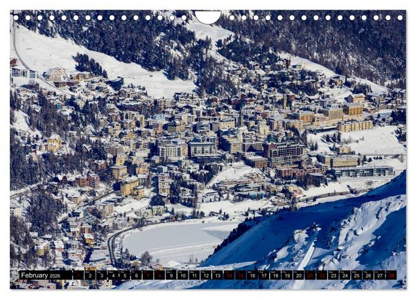 Produktbild: The Upper Engadine (Wall Calendar 2026 DIN A4 landscape), CALVENDO 12 Month Wall Calendar