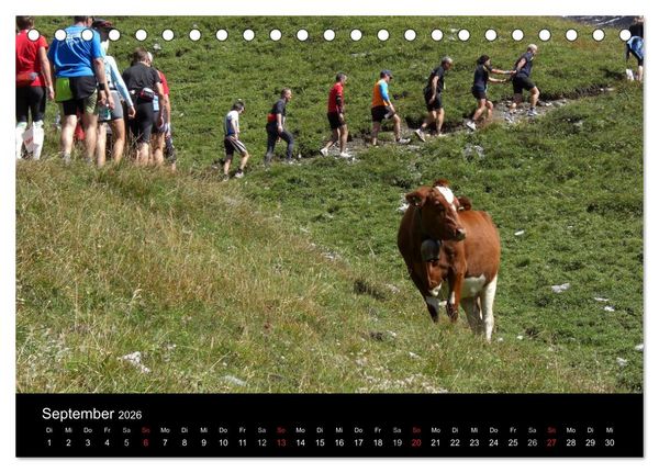 Produktbild: Der Jungfrau-Marathon (Tischkalender 2026 DIN A5 quer), CALVENDO Monatskalender