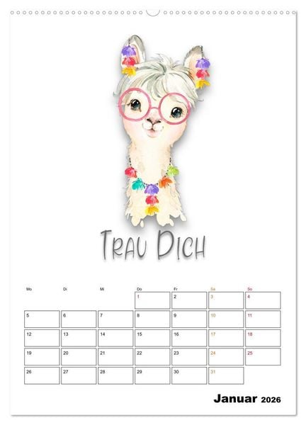 Produktbild: Bleib cool - Gute-Laune-Kalender (Wandkalender 2026 DIN A2 hoch), CALVENDO Monatskalender