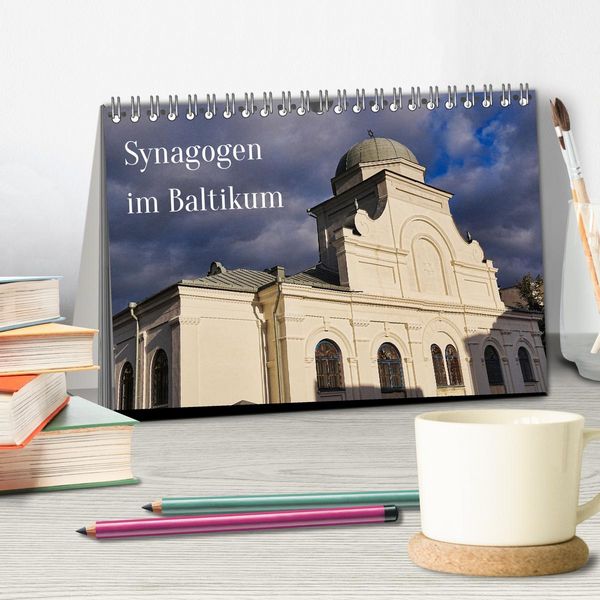 Produktbild: Synagogen im Baltikum (Tischkalender 2026 DIN A5 quer), CALVENDO Monatskalender